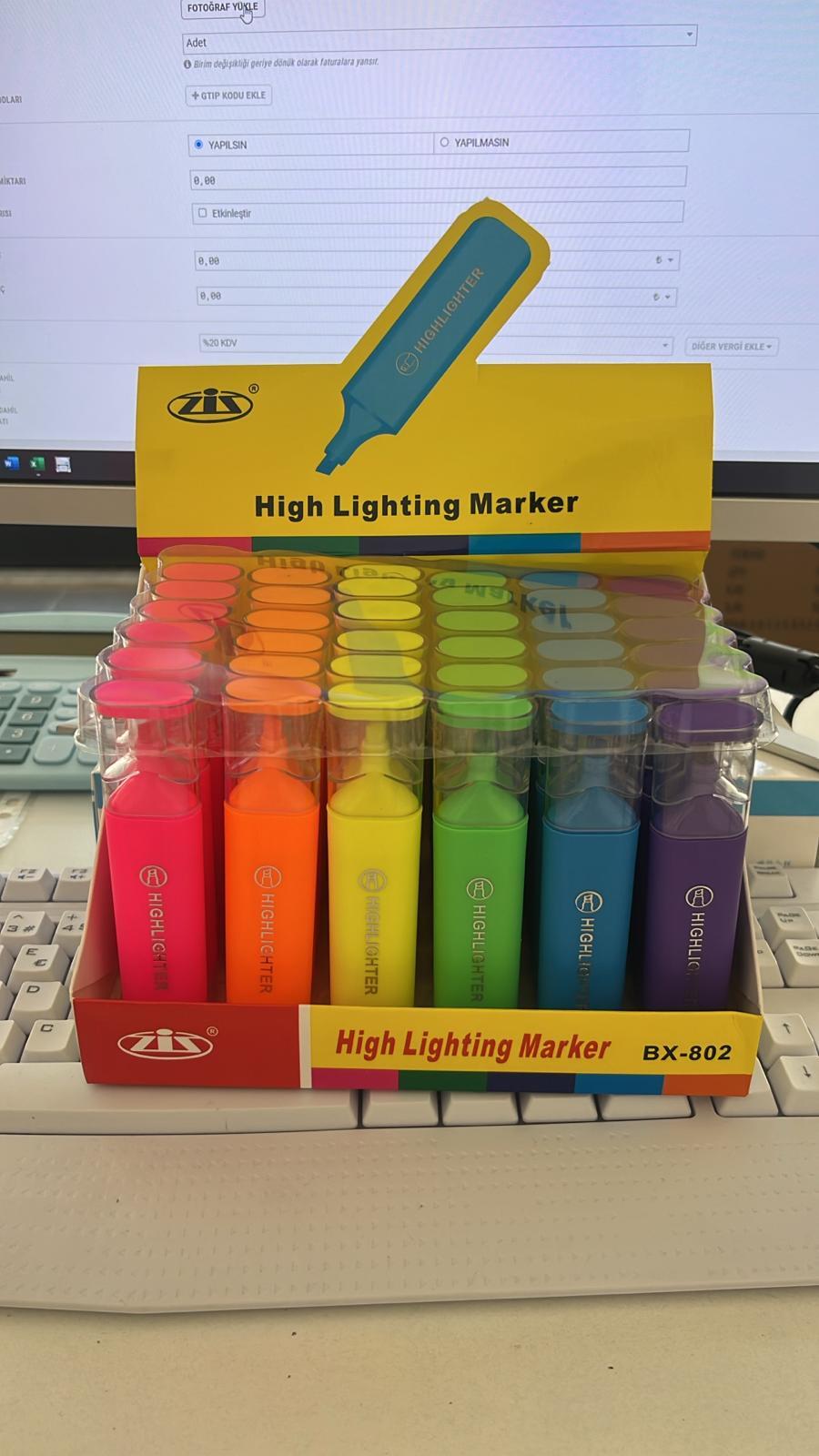 ZİZ BX-802 FOSFORLU KALEM