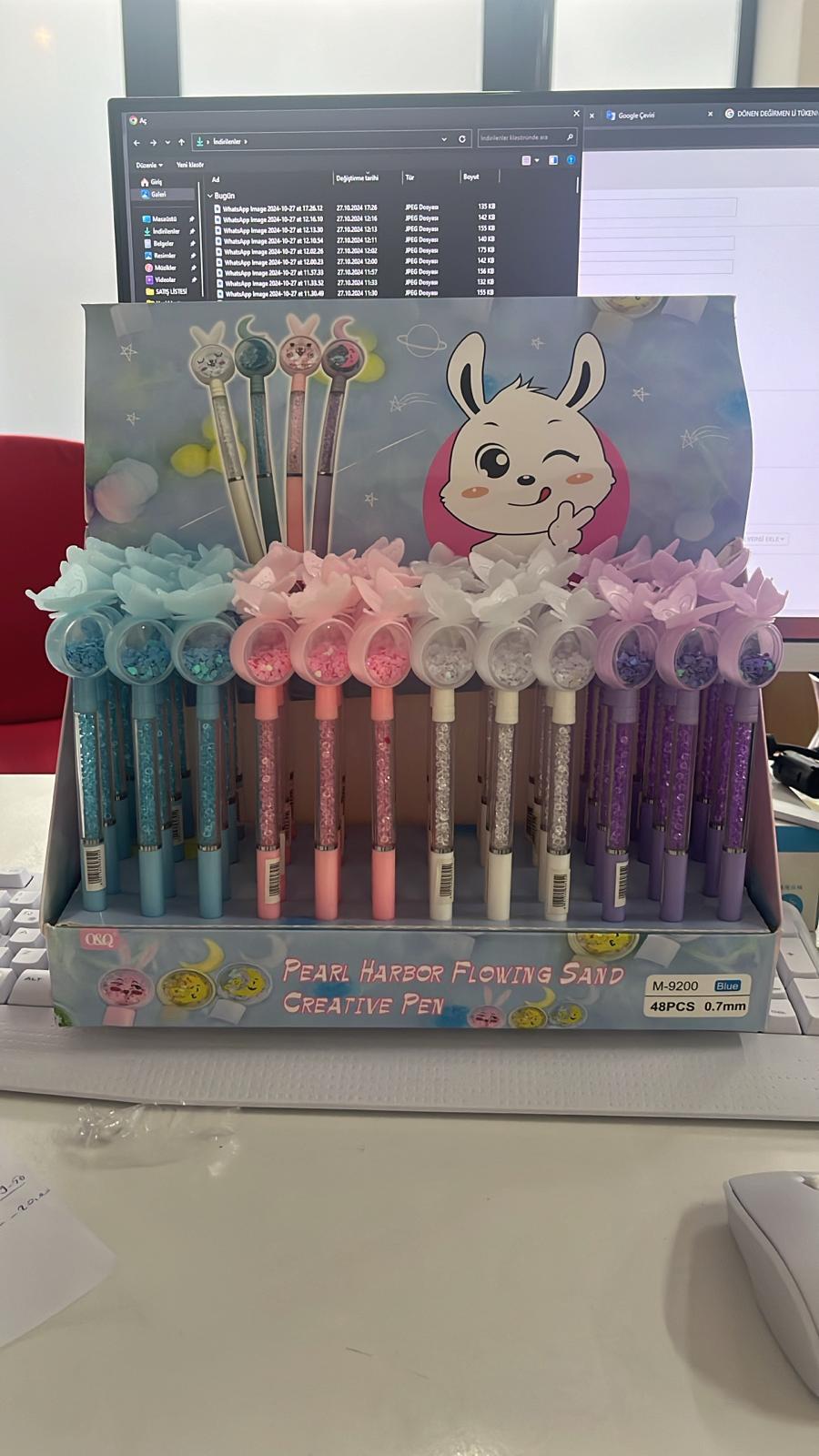 KELEBEK FİGÜRLÜ TÜKENMEZ KALEM