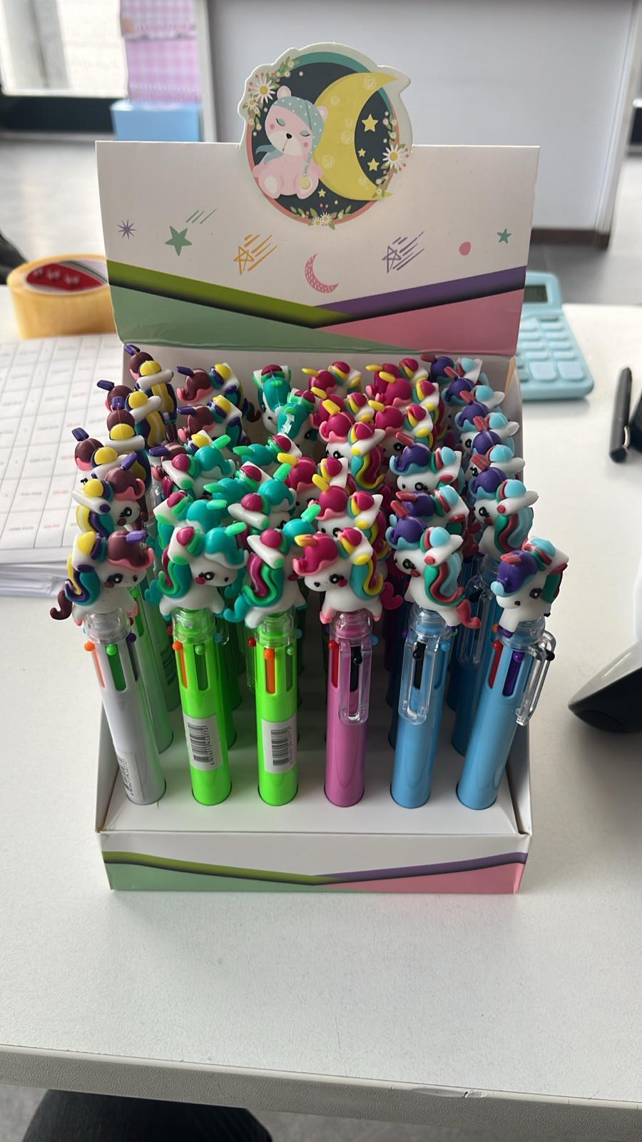 UNİCORN BAŞLIKLI ÇOKLU TÜKENMEZ KALEM