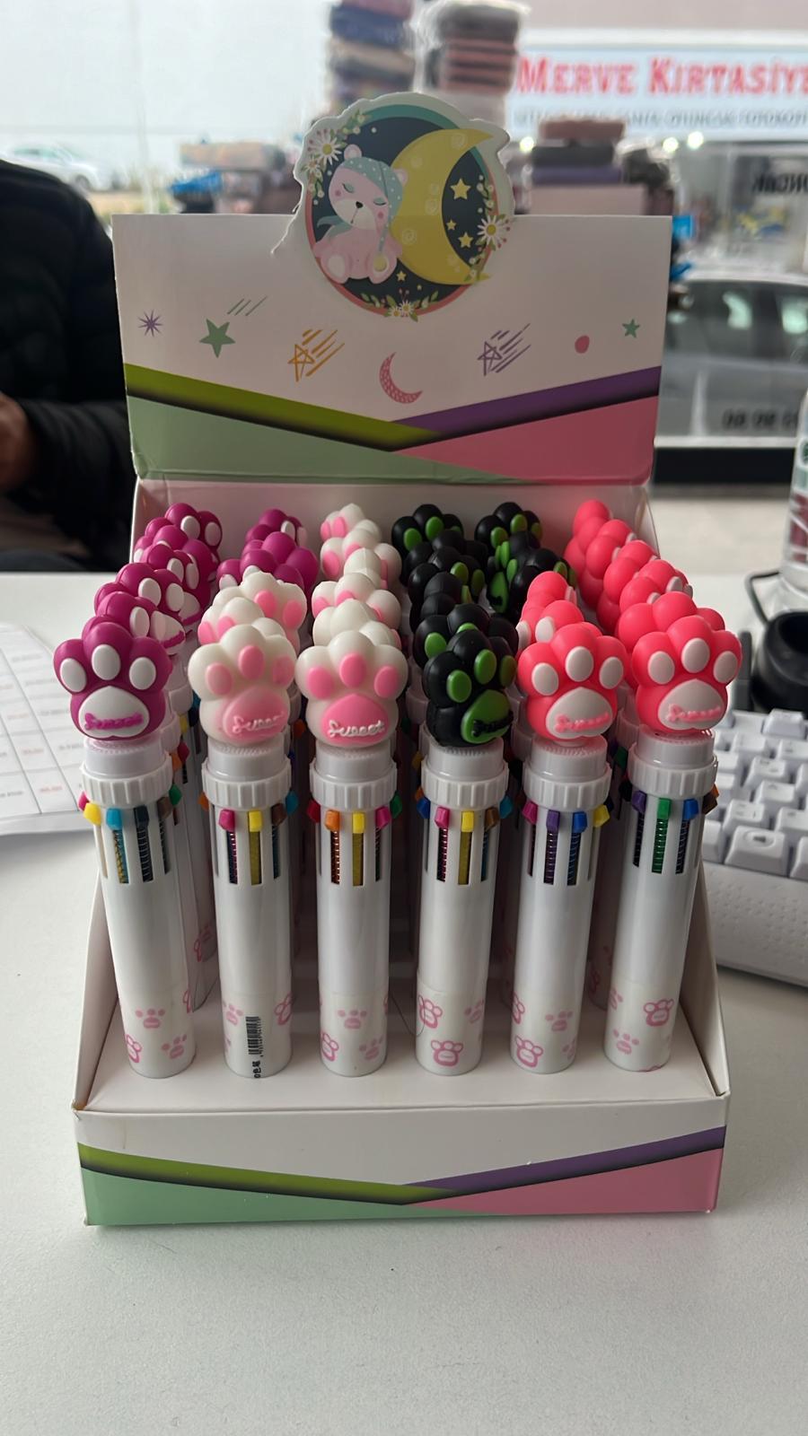 PATİ BAŞLIKLI ÇOKLU TÜKENMEZ KALEM