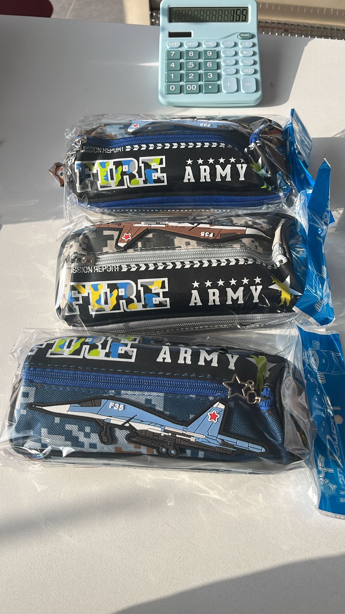 FIRE ARMY ÇİFT BÖLMELİ KALEM KUTU