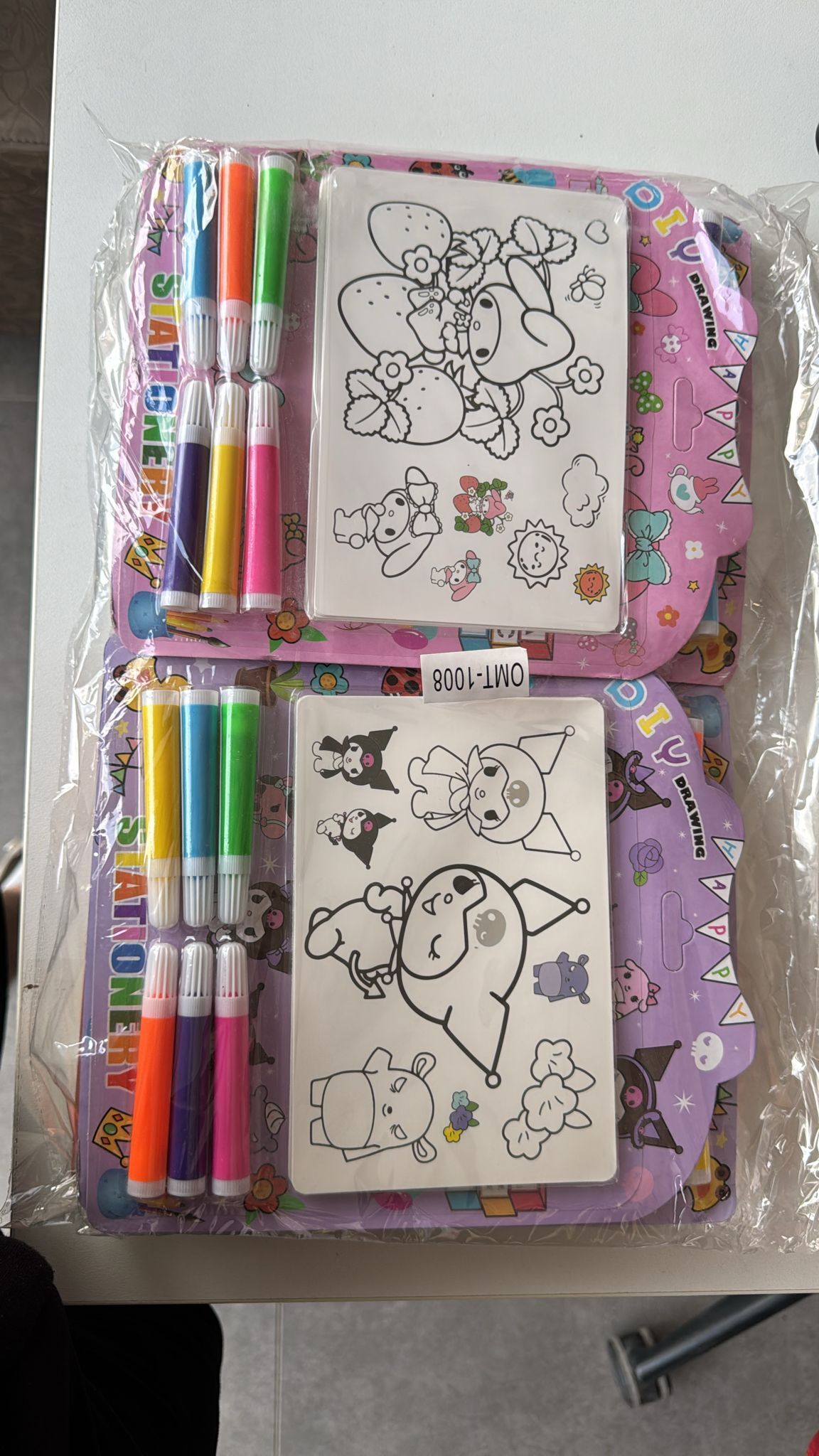 12 'Lİ KALIN KALEM BOYAMA SETİ -CAPİBARA-KUROMİ-MELODY-CİNEMAROL