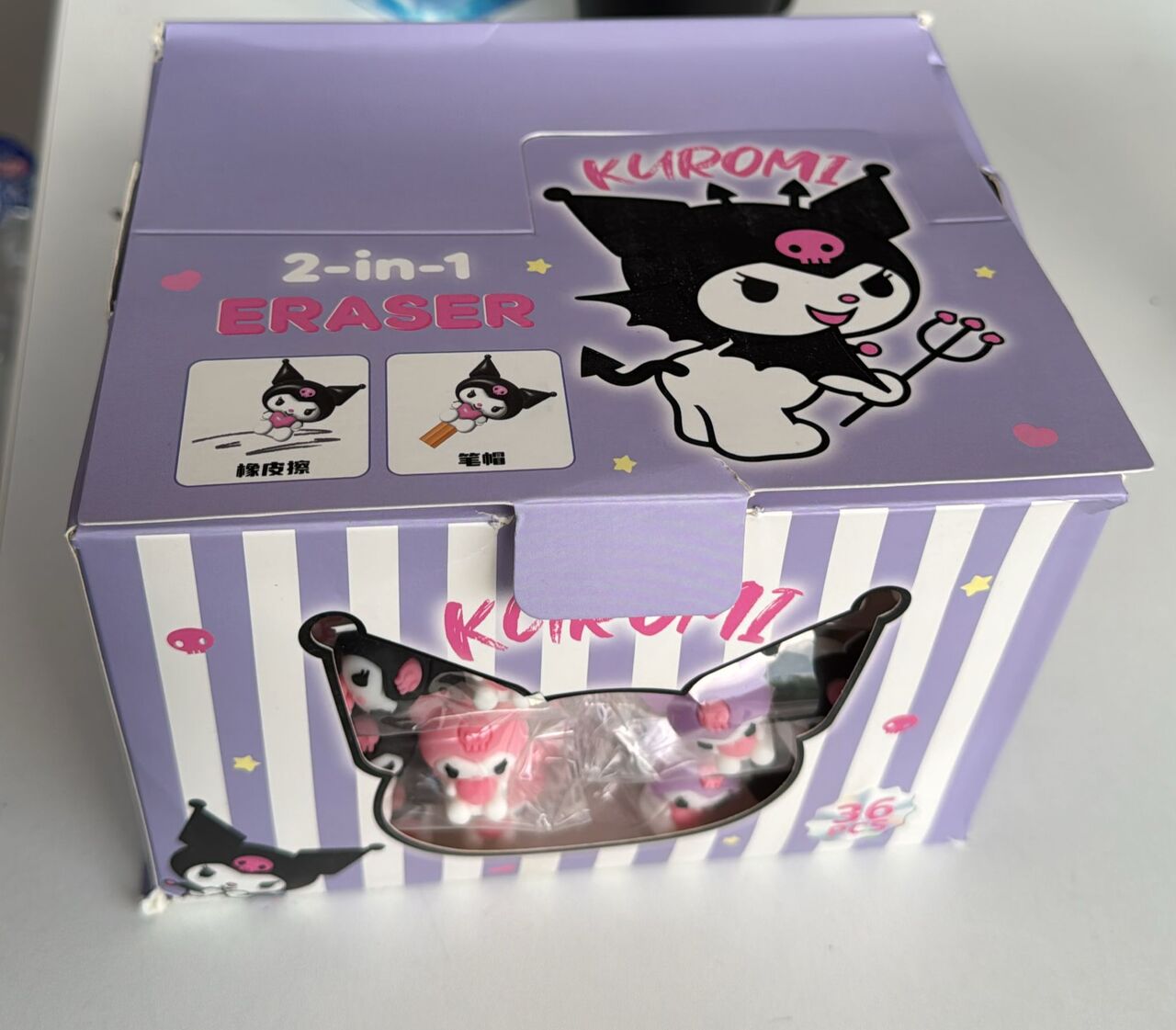 KUROMİ 3'LÜ SİLGİLİ KALEM BAŞLIĞI