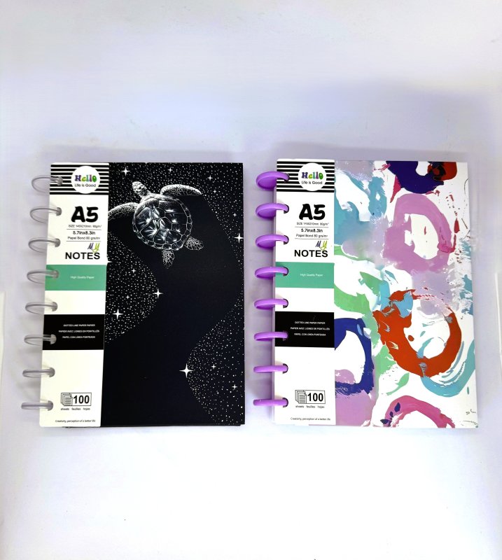 OMT-4038 4 KALIN SPİRALLİ 4 DESEN DEFTER