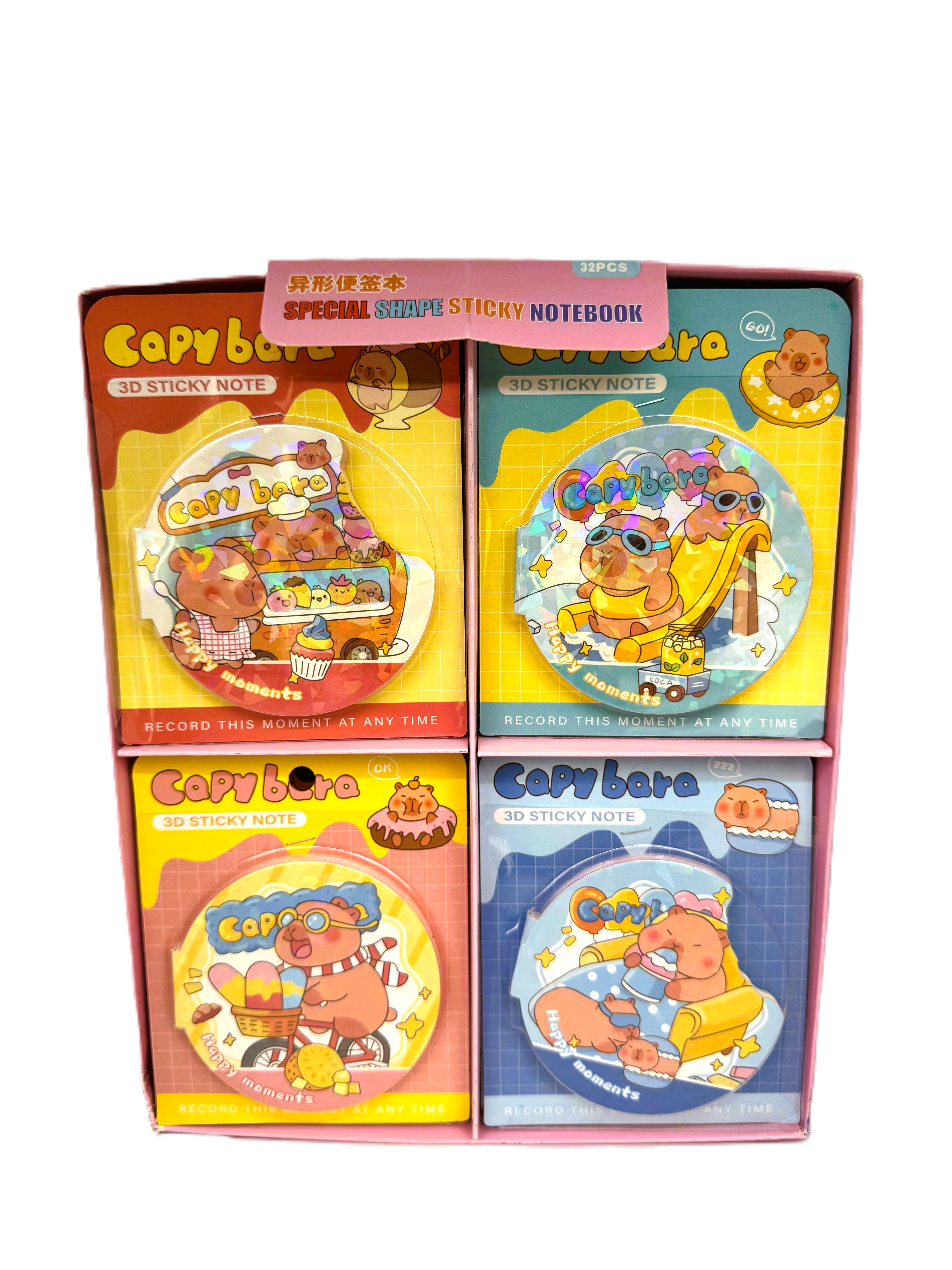 CAPYBARA 3D STİCKY NOT DEFTERİ