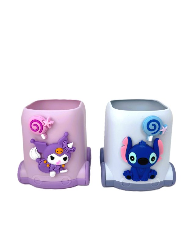 CAPİBARA-STİTCH KUROMİ-LABUBU ARABA DESENLİ KALEMLİK