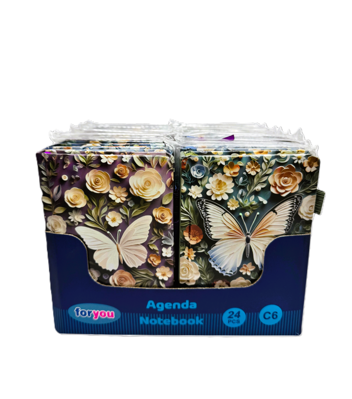 KELEBEK SERİSİ A6 DEFTER 24'LÜ