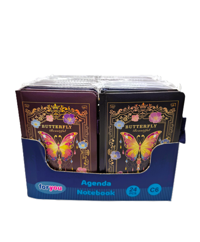 BUTTERFLY SERİSİ A6 DEFTER 24'LÜ