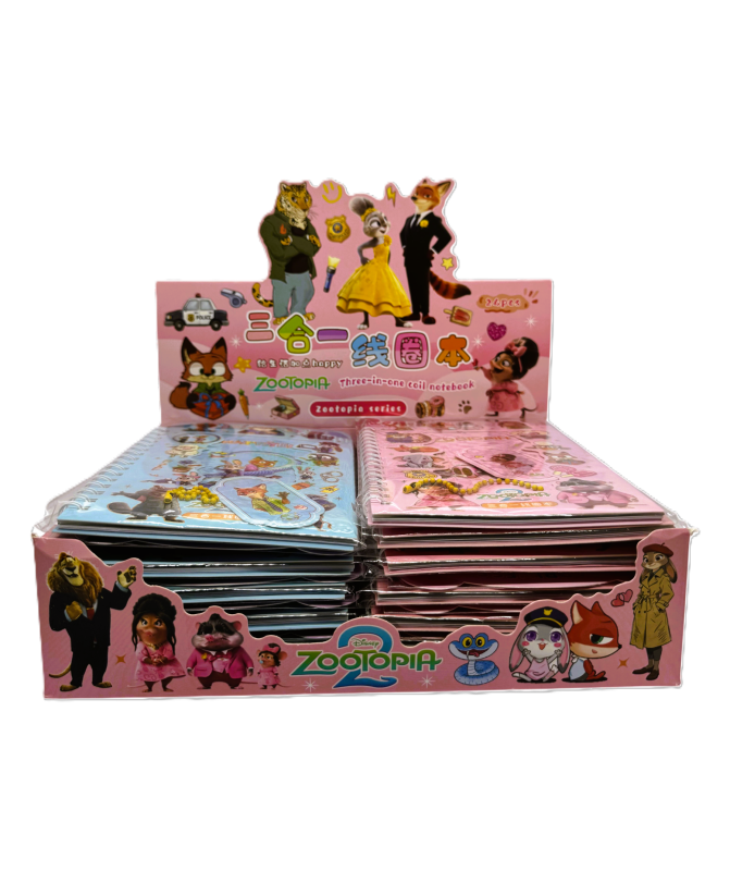 ZOOTOPİA STİCKER DEFTER