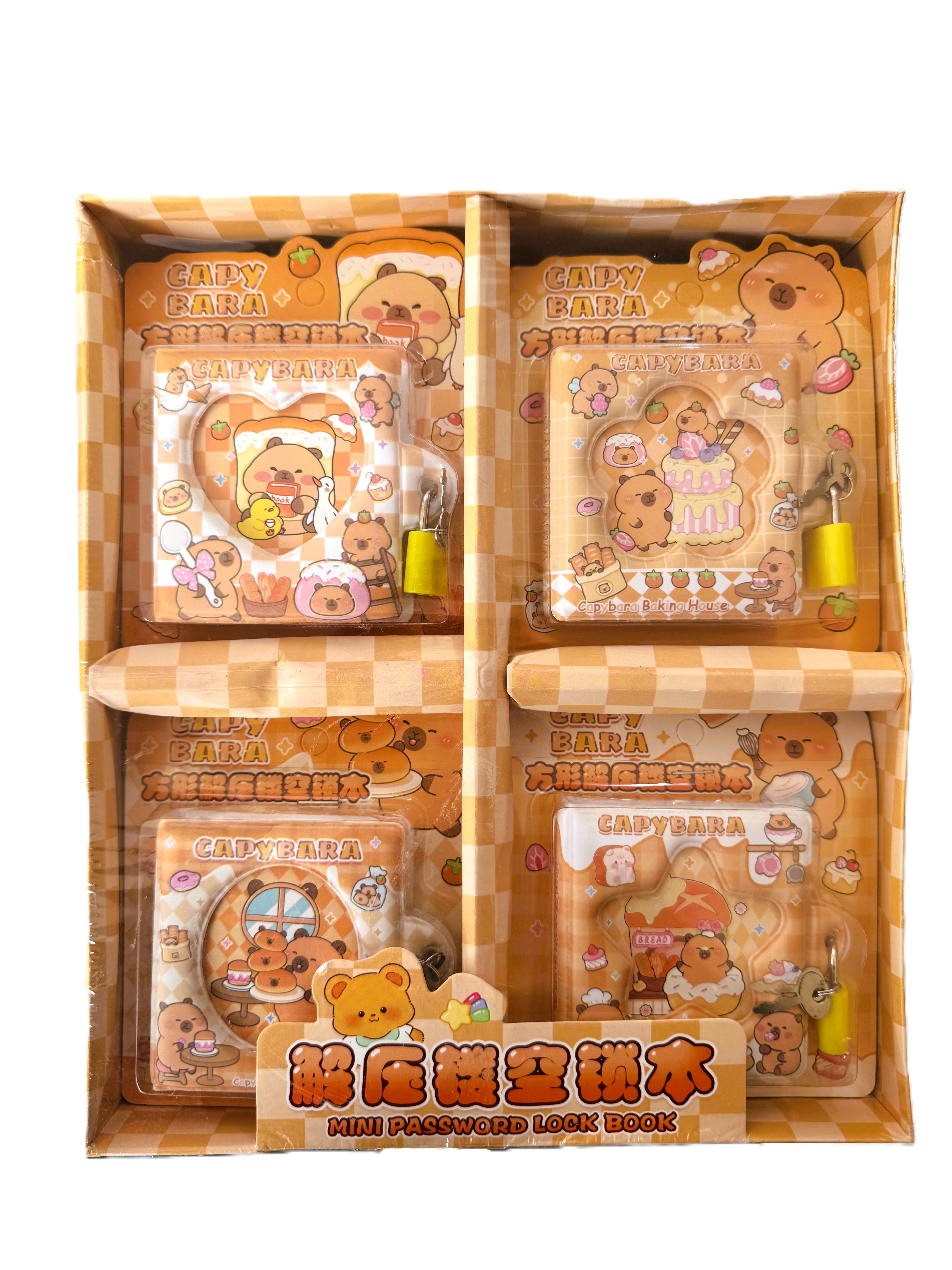 CAPİBARA MİNİ KİLİTLİ DEFTER