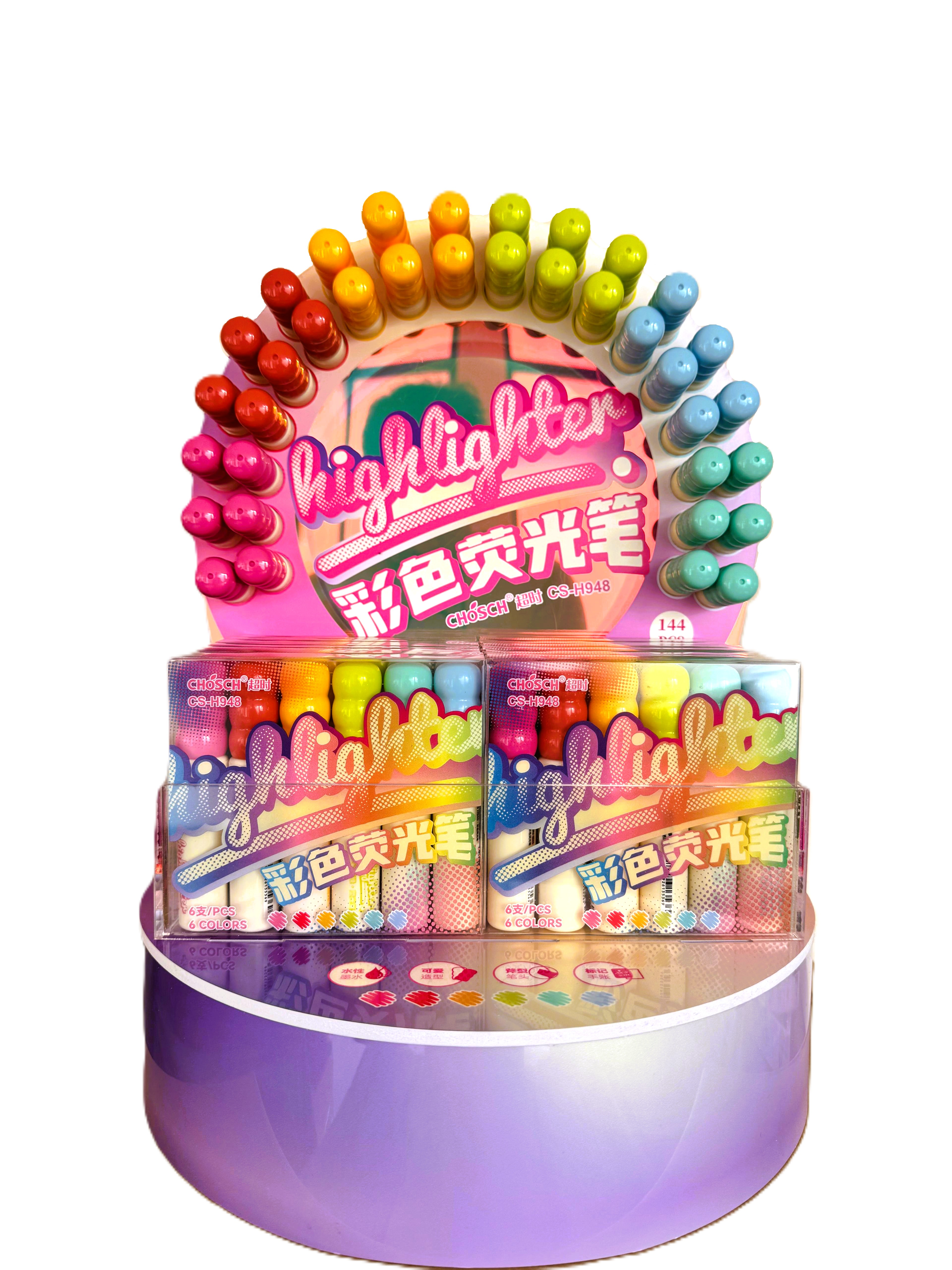 CHOSCH CS-H948 144 'LÜ STANDLI FOSFORLU KALEM