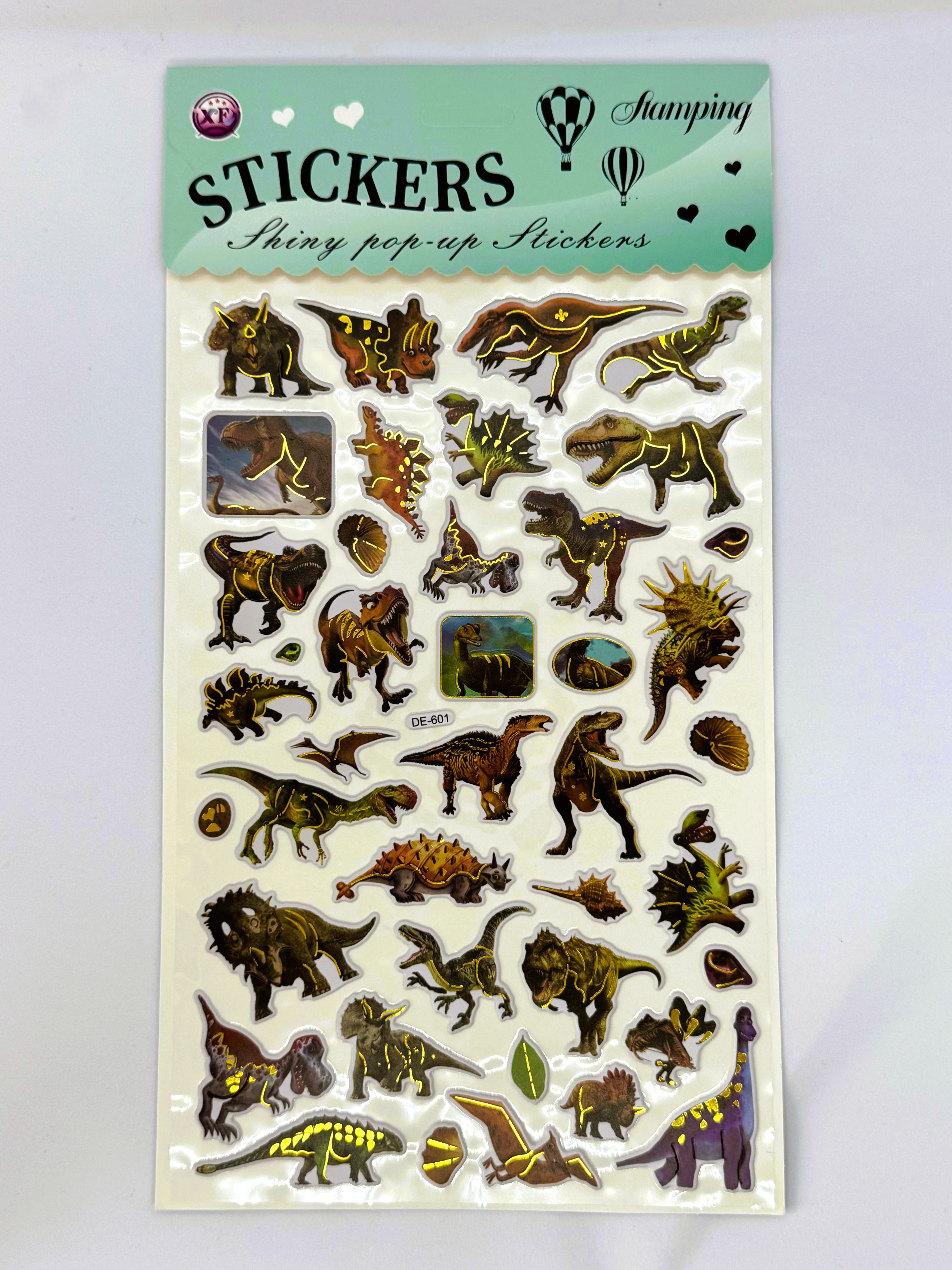 STAMPİNG HAYVAN FİGÜRLÜ 3D STİCKER