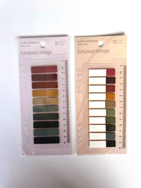 12'Lİ EUROPEAN VİNTAGE 10 RENK POST-İT