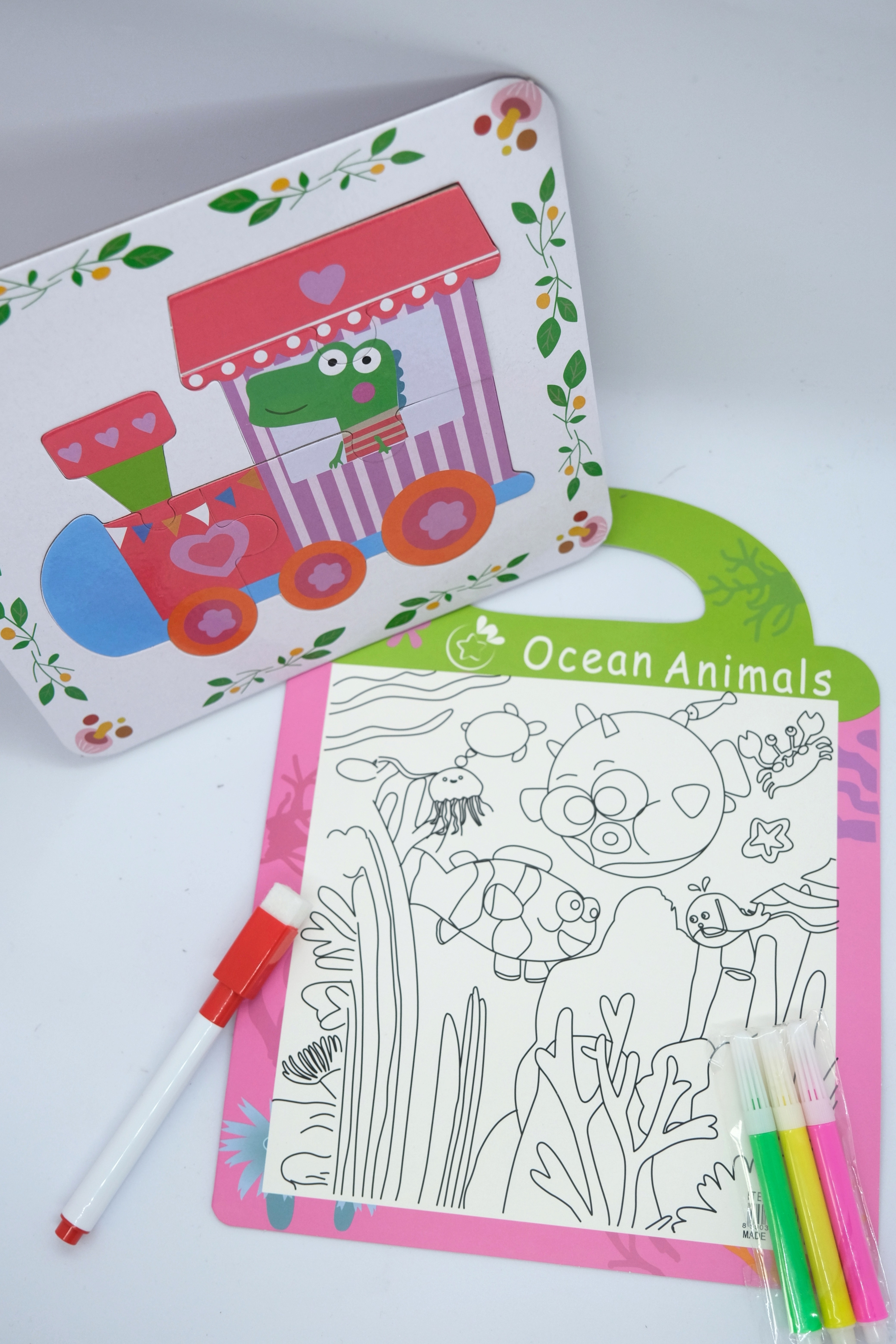 YAZI TAHTALI BOYAMA ETKİNLİK SETİ