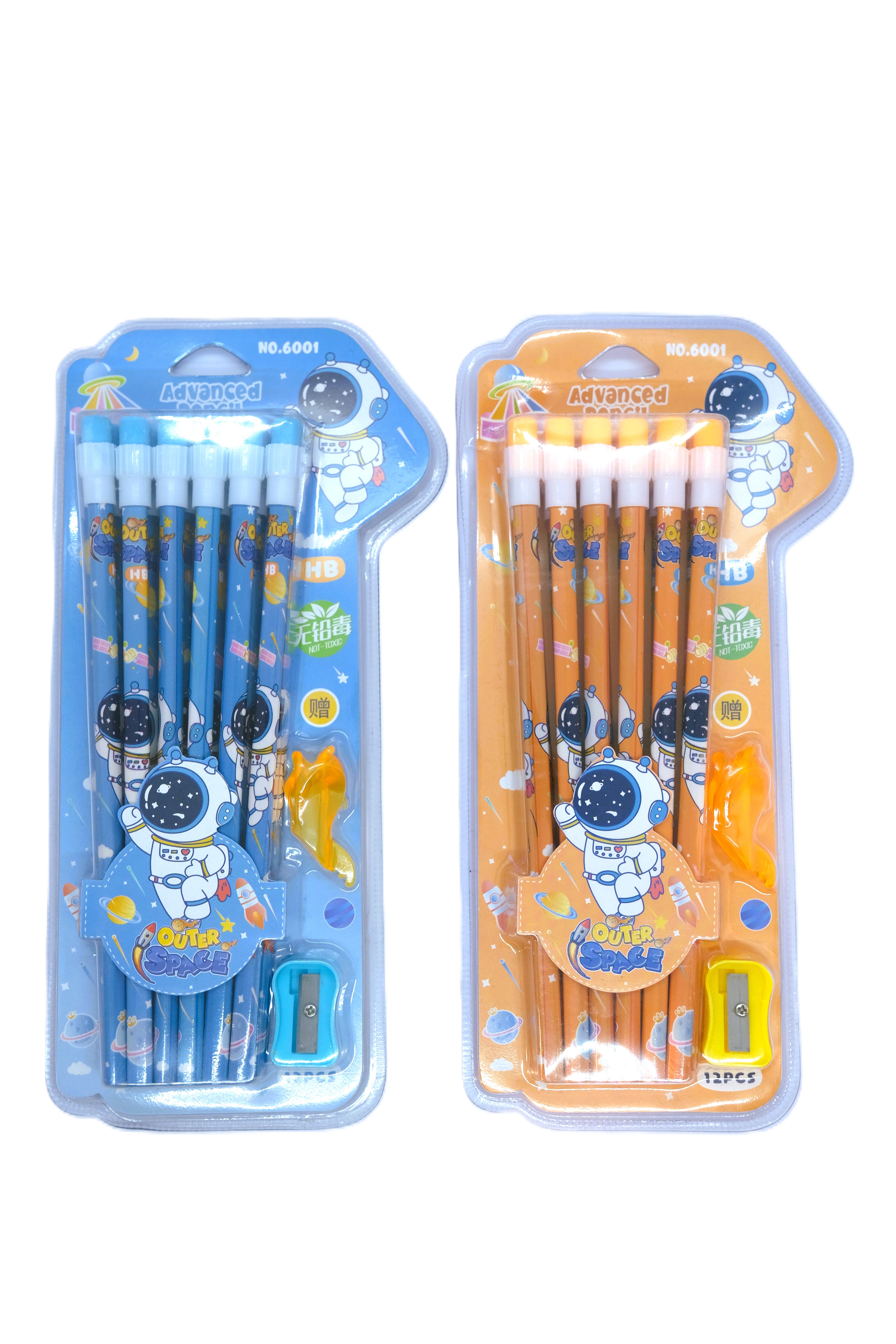 ASTRONOT 12'Lİ KURŞUN KALEM SETİ-(KALEMTRAŞ)