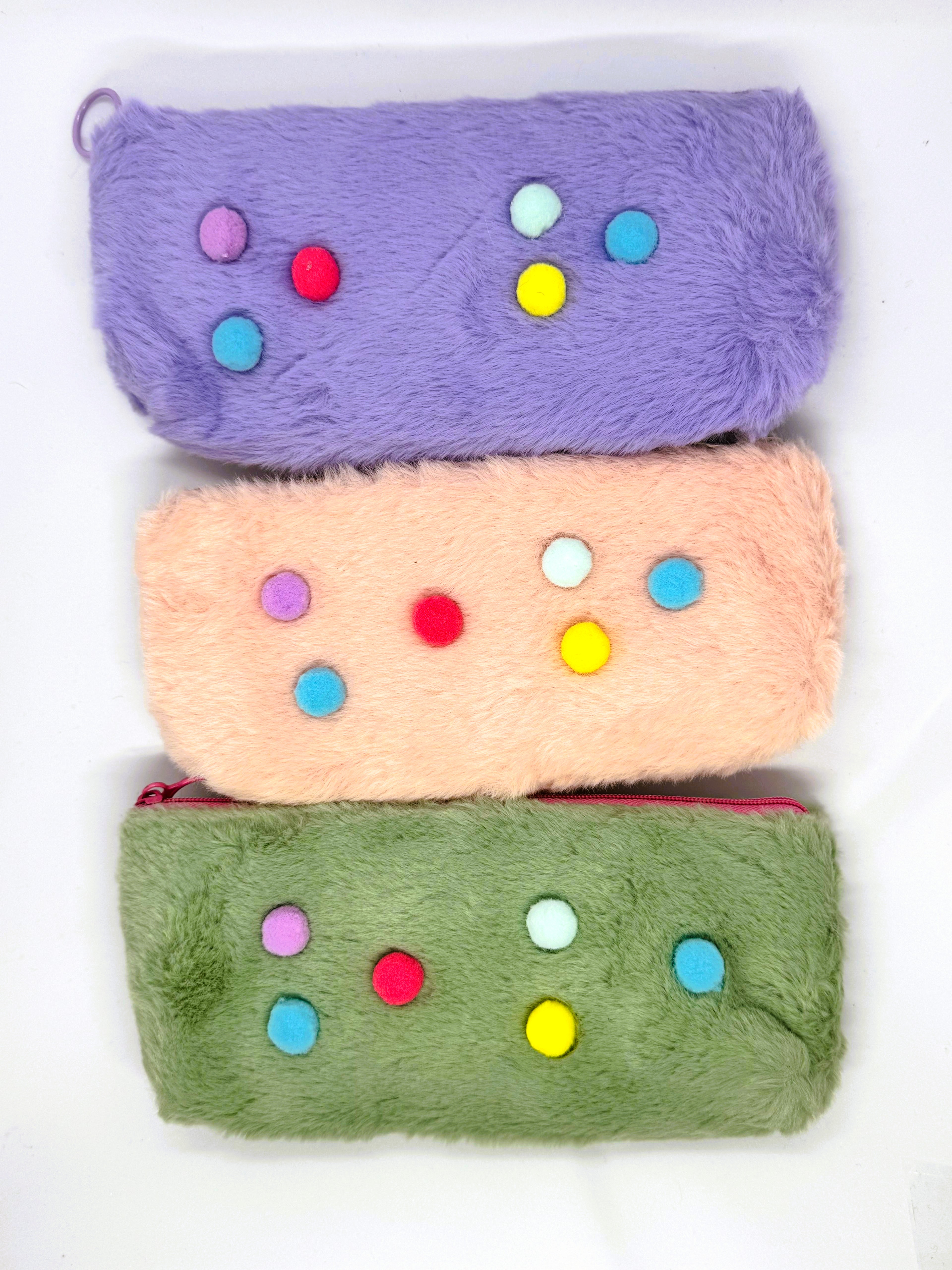 PUANTİYELİ PELUŞ KALEM KUTU