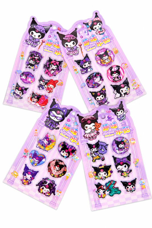 KUROMİ 6'LI SULU STİCKER SET