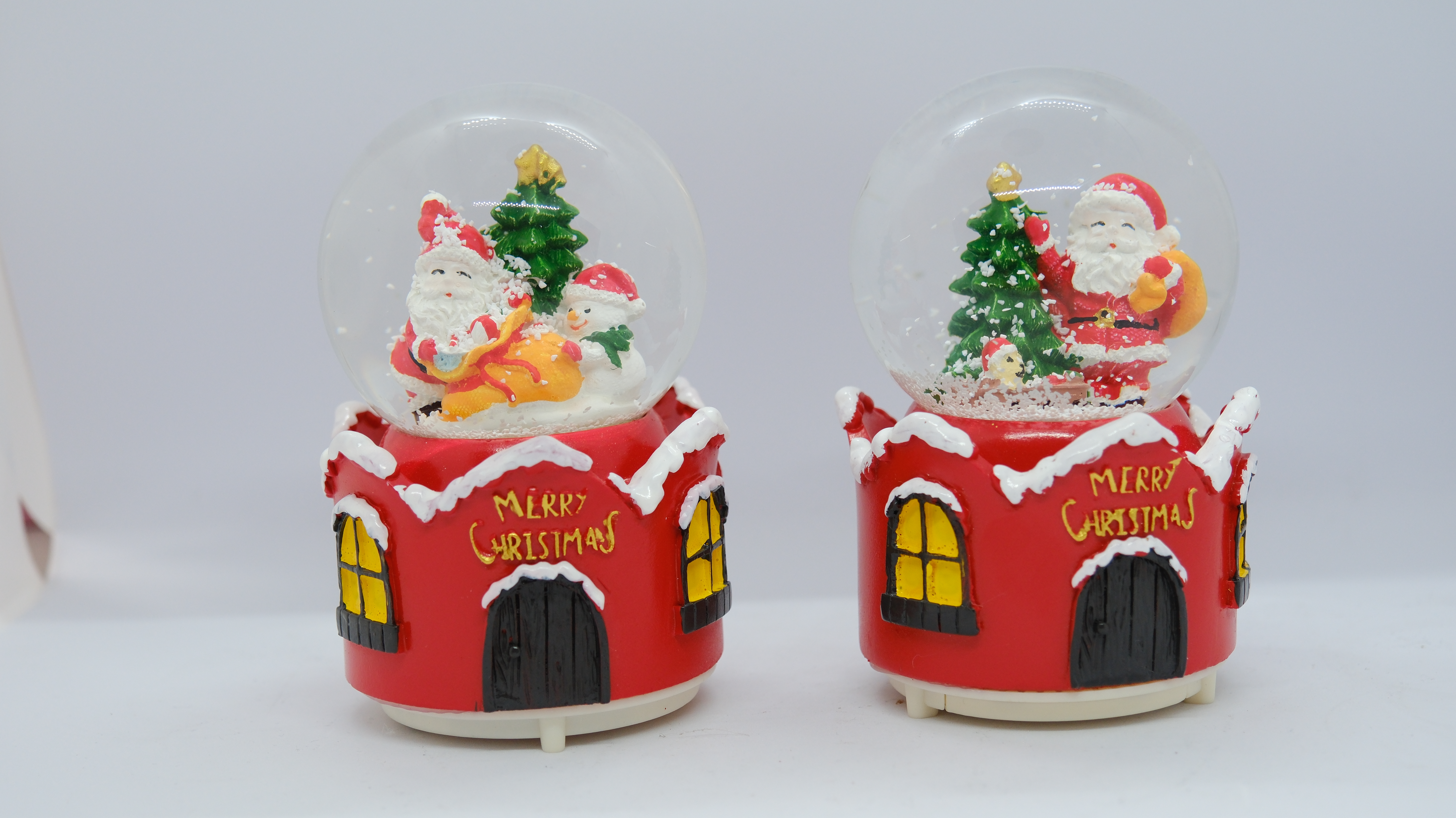 OMT-369 NOEL BABA-AĞAÇ'LI KAR KÜRESİ (B.BOY)